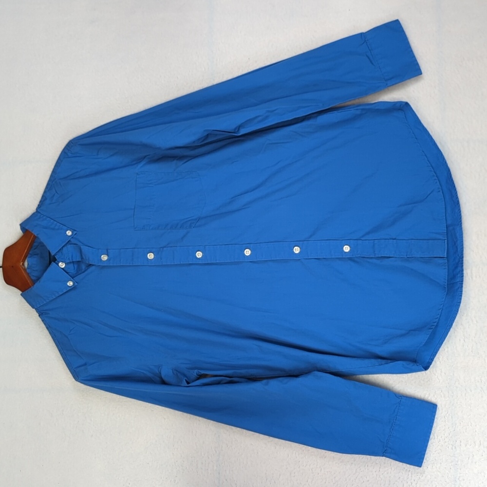 Croft & Barrow Cobalt Blue Men's Button Down Dress Shirt‎ S